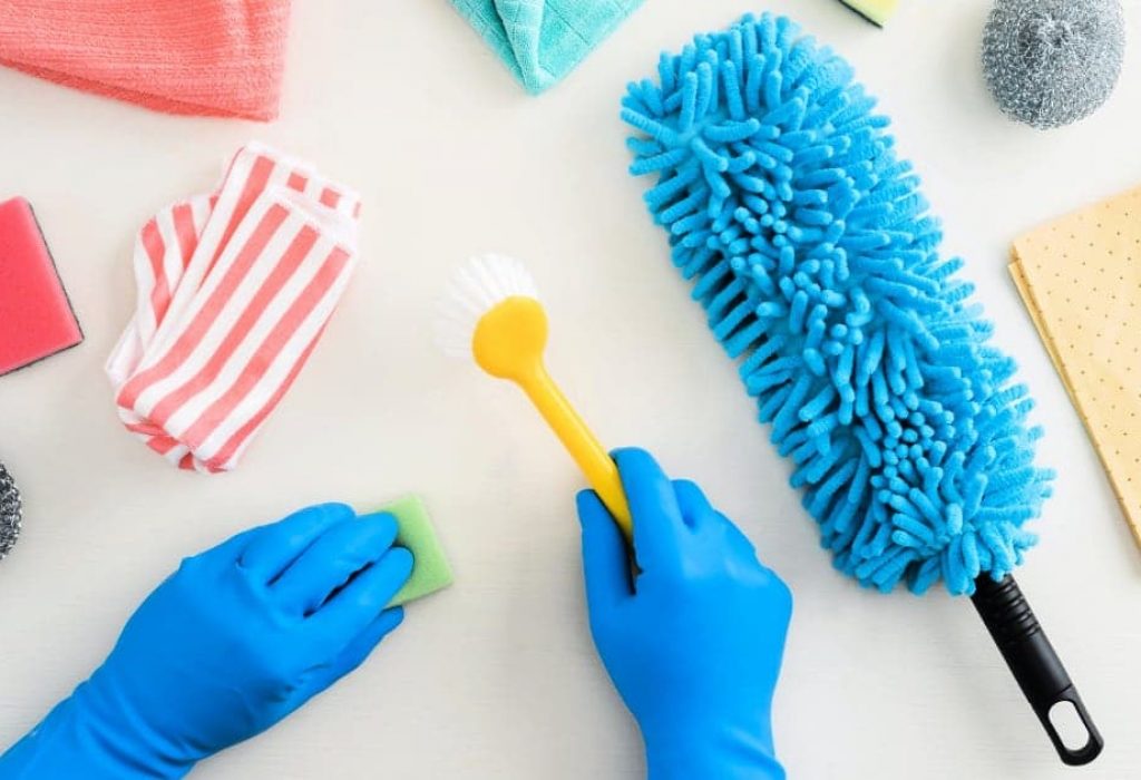 clean & disinfect your cleaning tools, how to clean house fast